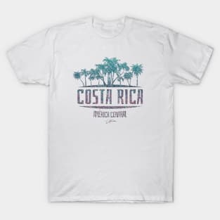 Costa Rica, America Central, Palm Trees on Island T-Shirt